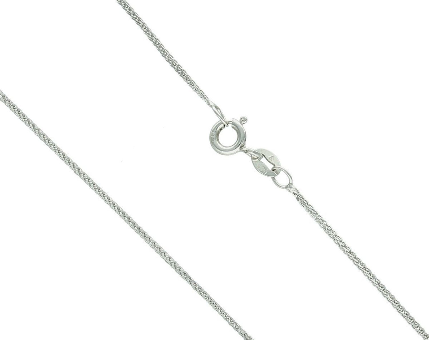 Złoty łańcuszek 585 Białe Złoto Lisi ogon 1 mm GR-Z04 ZAA0919 Uniwersalny łańcuszek, wykonany z białego złota próby 585. Łańcuszki to uniwersalne dodatki, które sprawdzają się na każdą okazję 1.jpg